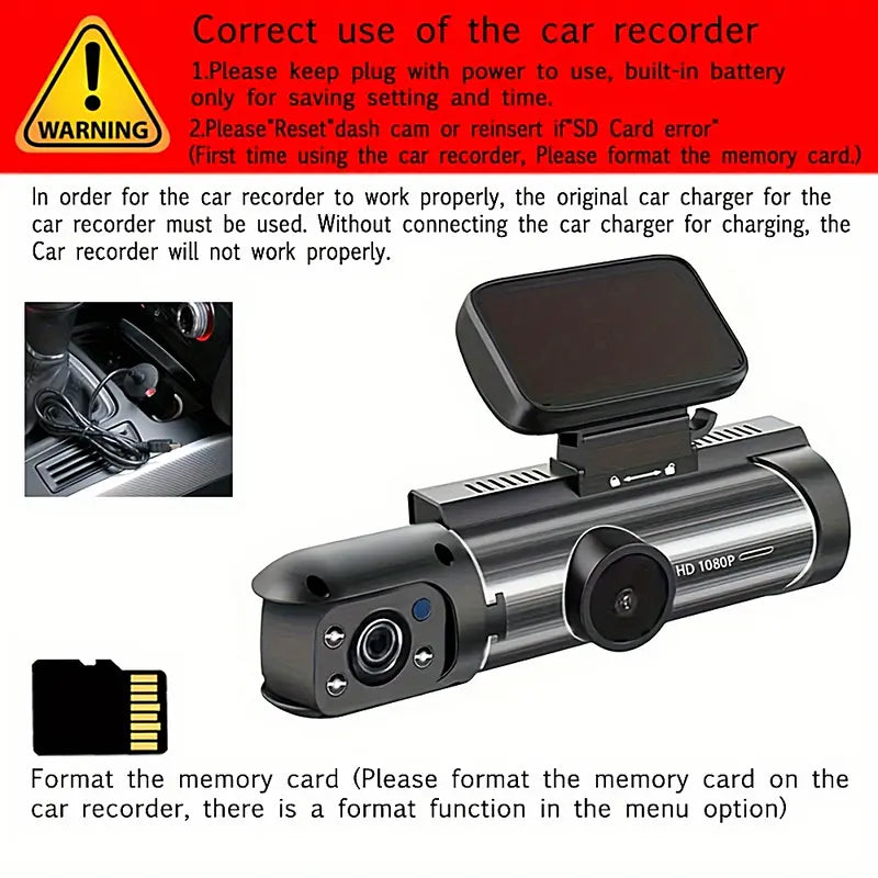 Dual Camera Dash Cam